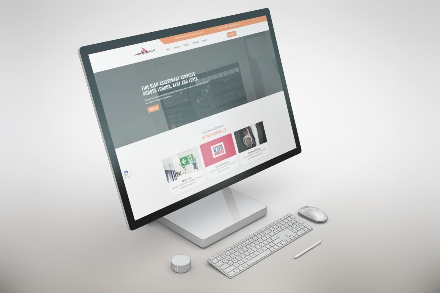LD Fire Solutions – Website Design