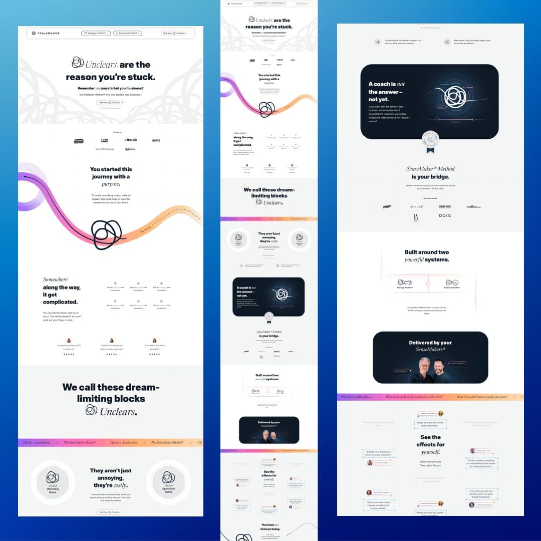 Website design for Business Coaches by Rushax