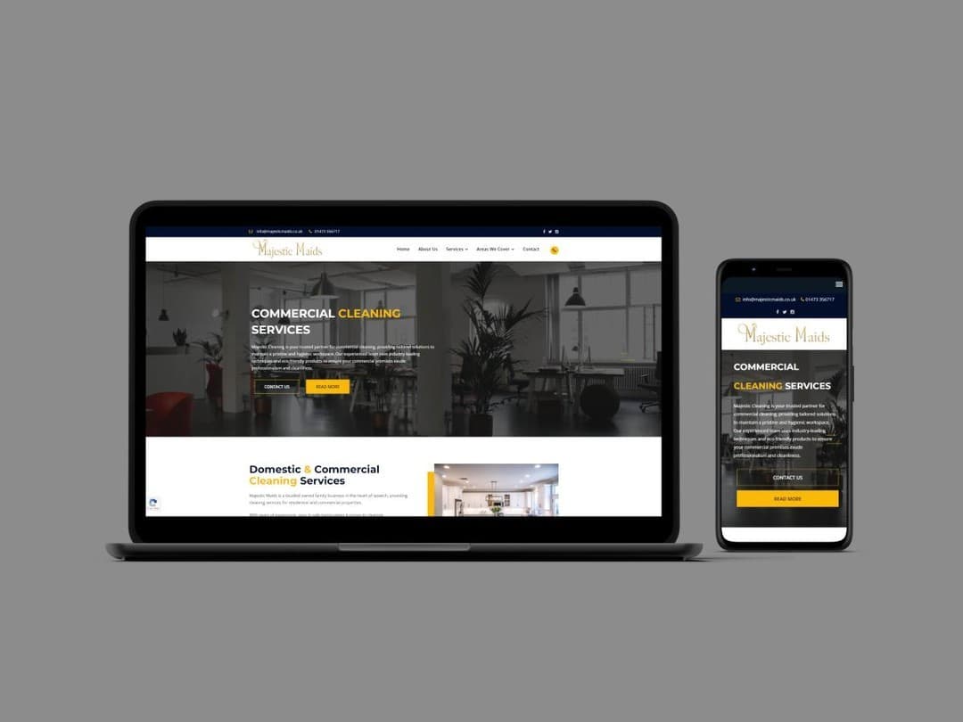 Website design for Cleaning Companies by Rushax