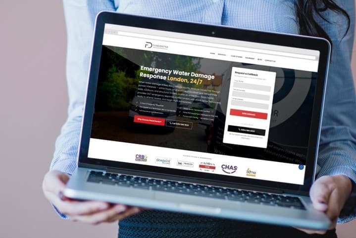 Website design for Restoration Companies by Rushax