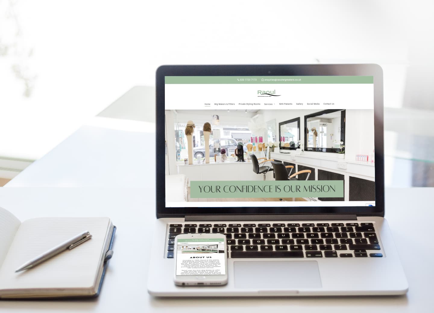 Raoul Wigmakers – Website Design