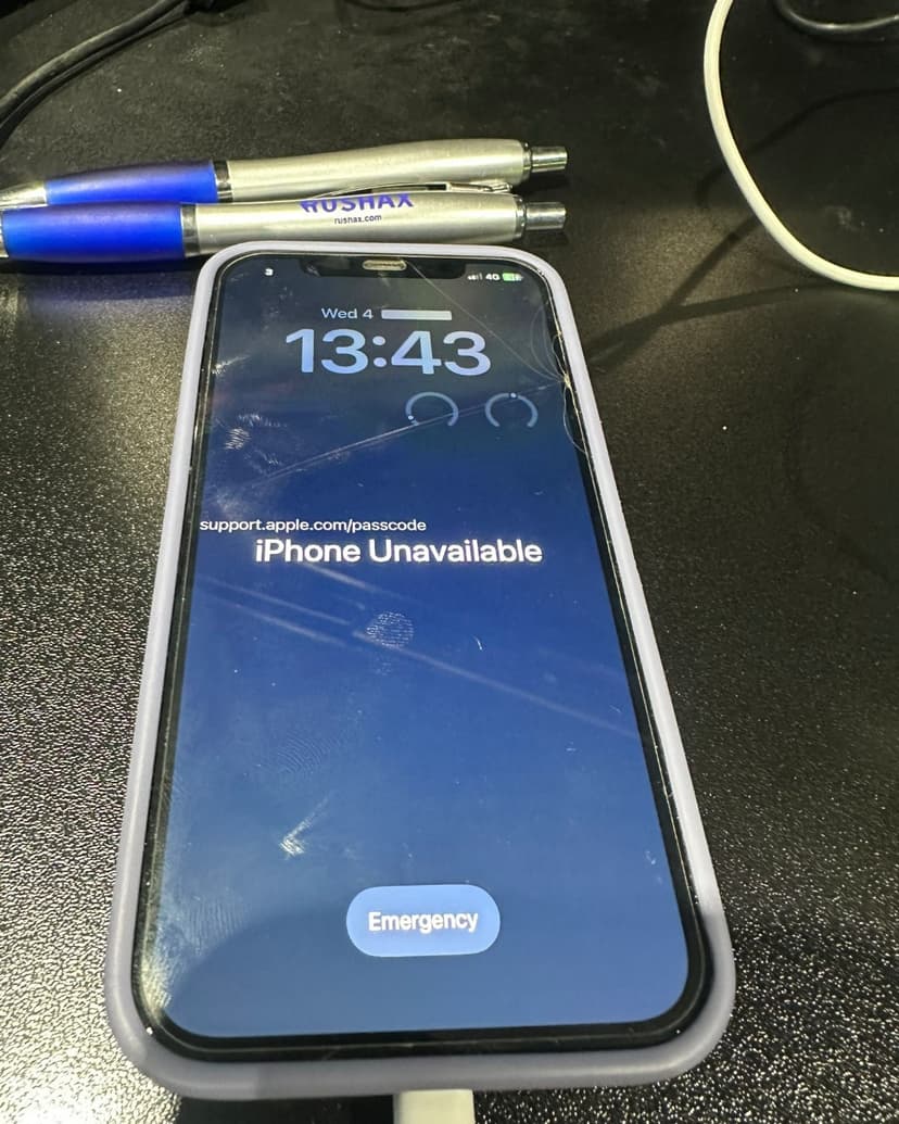 iPhone locked, IT support