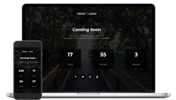 Countdown Coming Soon HTML5 Template
