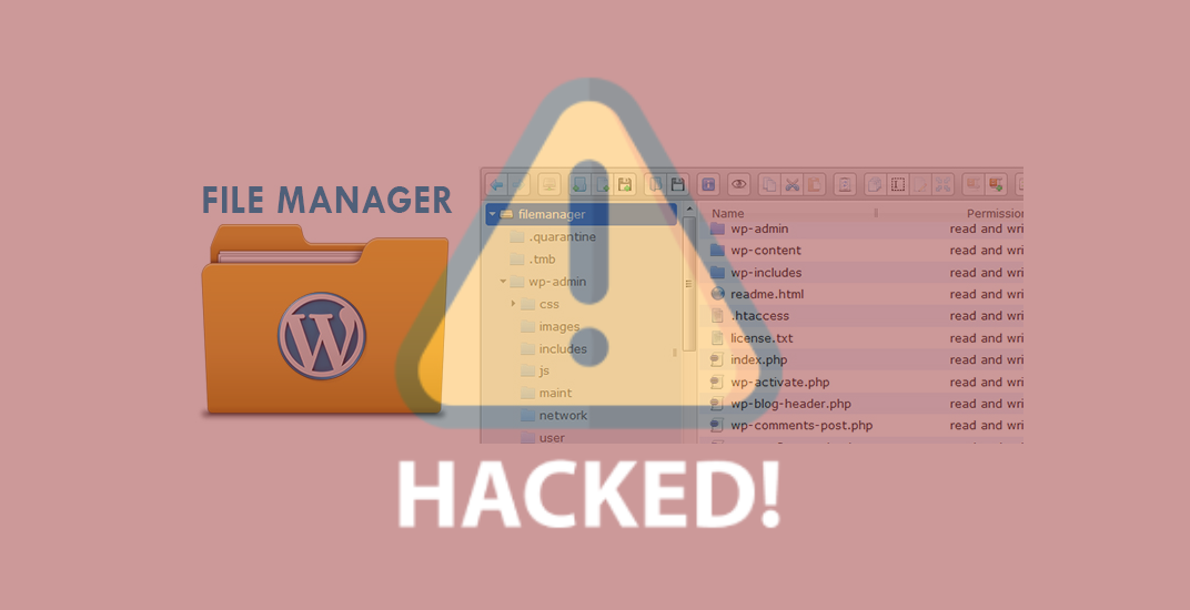 WP File Manager Plugin Hacked
