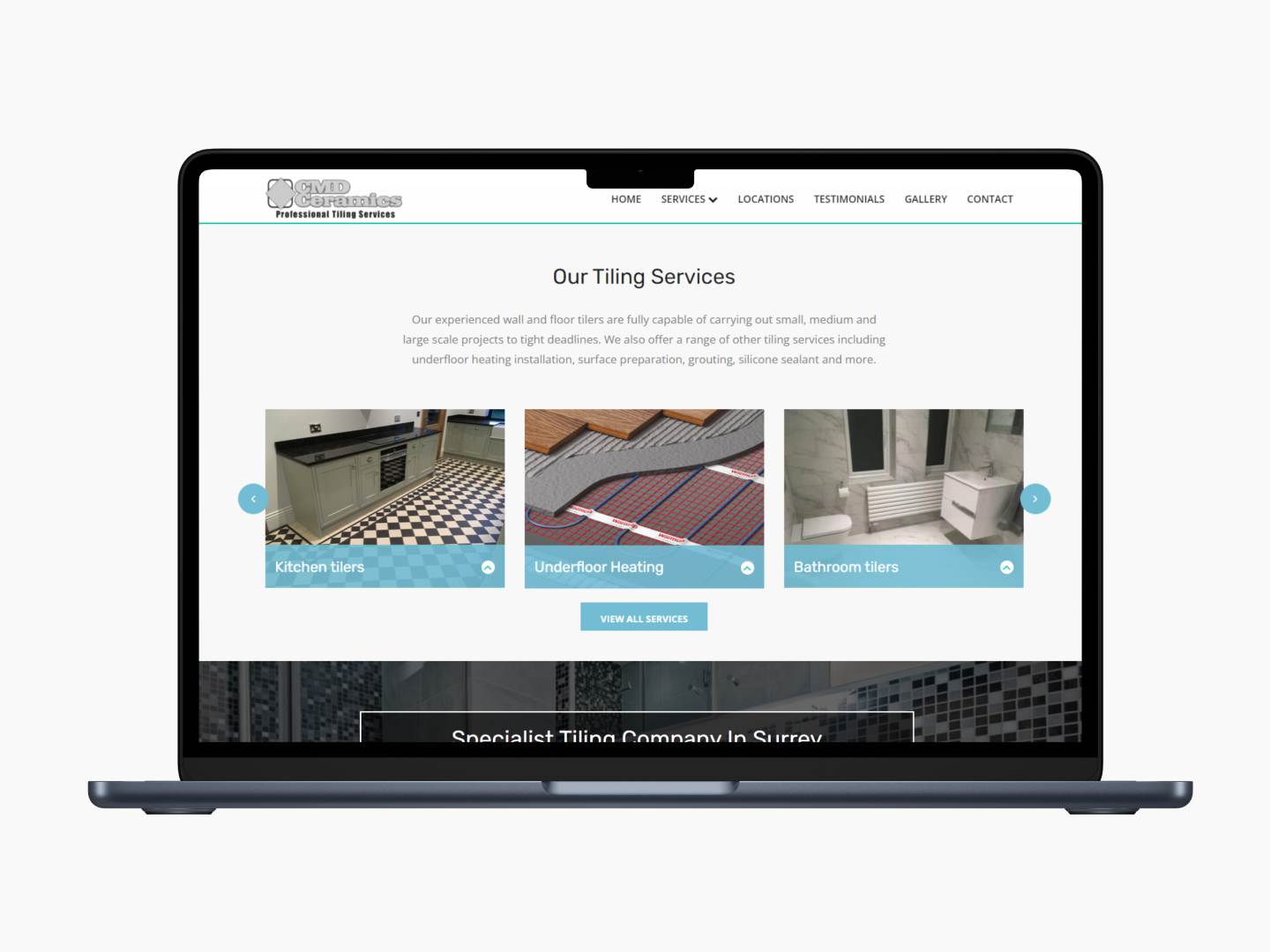 Tiling Website Design