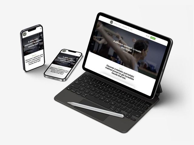 Website design for a gym/personal trainer in Greenwich